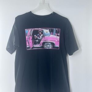 DGK Black Tee with White Logo Print